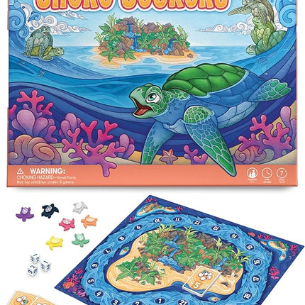 SimplyFun Shore Seekers - A Fun and Interactive Math Board Game for Kids - Practice Addition and Multiplication Skills - Math Game for Kids, 2 to 7 Players, Ages 7 & Up
