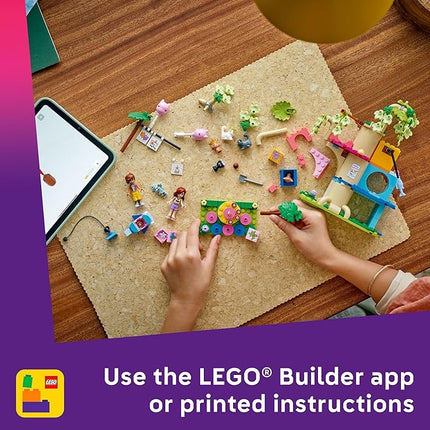 LEGO Friends Cat Birthday Party & Tree House Building Toy - Pretend Play Building Blocks W/Cat Toys & 2 Minidolls - Creative Storytelling Kids Toy for Girls and Boys, 9+ - Birthday Gift Idea- 42666