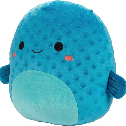 Squishmallows Original 10-Inch Refalo The Blue Fish - Official Jazwares Plush - Collectible Soft Squishy Ocean Summer Stuffed Animal Toy - Add to Your Squad - Gift for Kids, Girls & Boys