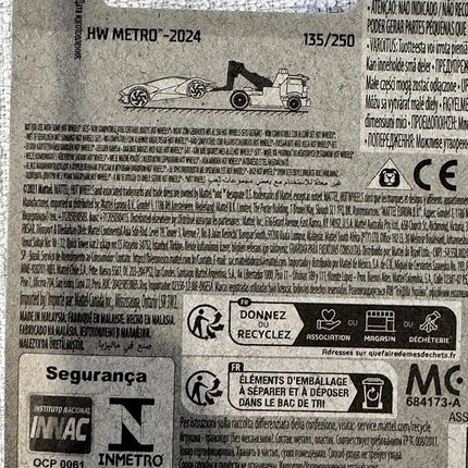 Hot Wheels Heavy Hitcher Diecast Car, HW Metro Series, 1:64 Scale, 4/10