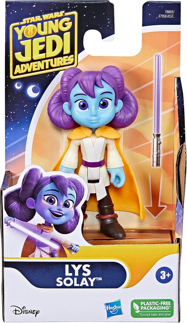 Star Wars: Young Jedi Adventures, LYS Solay Action Figure, 4-Inch Scale, Preschool Toys, Ages 3 and Up