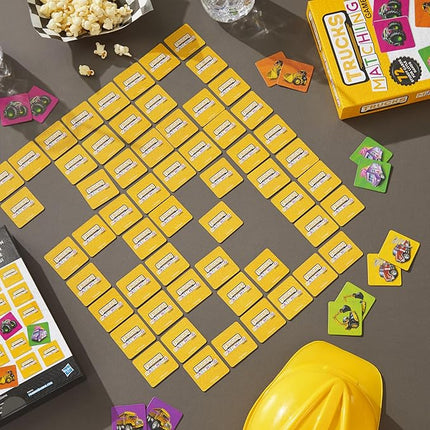 Hasbro Gaming Trucks Matching Game, Fun Preschool Board Game for 1+ Players, Memory Card Games for Kids, Set, Ages 3+ (Amazon Exclusive)