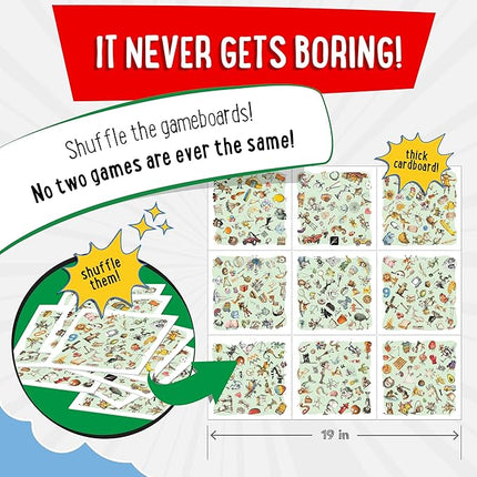 Fun Spot The Word Card Game, for Boys and Girls Who Love Educational Toys and Board Games, for Ages 6,7,8,9