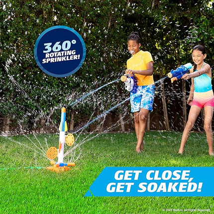 NERF Super Soaker SkyBlast Target Sprinkler for Kids Outdoor Play – Summer Water Games