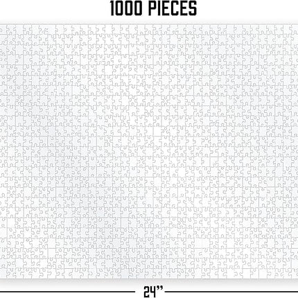 The Clearly Impossible Puzzle 100, 200, 500, 1000 Pieces Hard Puzzle for Adults Cool Difficult Puzzles Clear Hardest Puzzle - Difficult Funny Puzzle for Adults (1000 Piece)