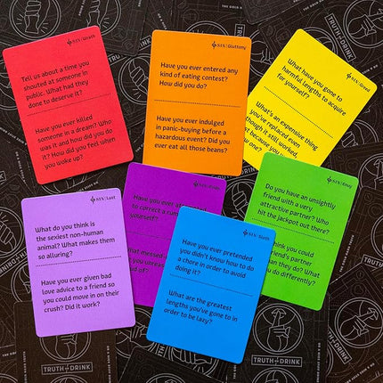 Truth or Drink: Sin Edition Adult Party Game by Cut | 250+ Questions Inspired by 7 Deadly Sins | Ages 21+ | 2+ Players | 30 Mins. | Stand-Alone or Expansion