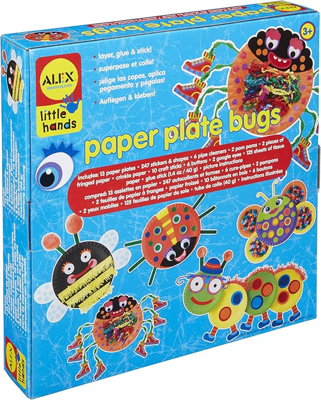 Alex Little Hands Paper Plate Bugs Kids Toddler Art and Craft Activity