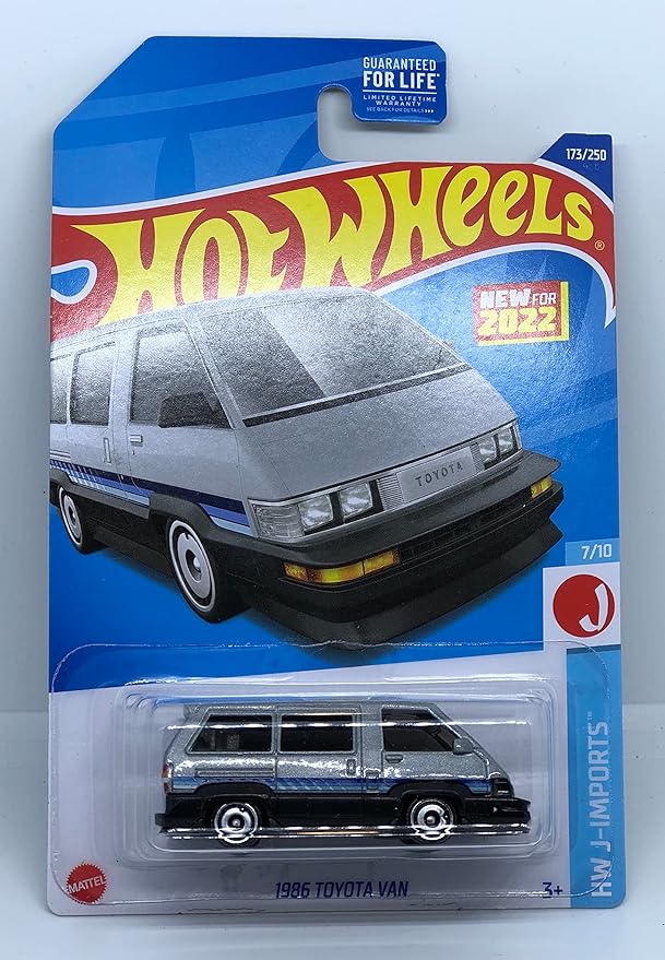 Hot Wheels 2022 - 1986 Toyota Van - Silver - HW J-Imports 7/10 - 173/250
