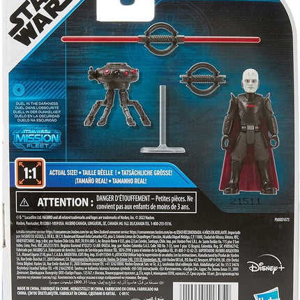 STAR WARS Mission Fleet Gear Class Duel in The Darkness, 2.5-Inch-Scale Grand Inquisitor Action Figure, Toy for Kids Ages 4 and Up