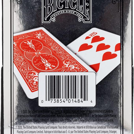 Bicycle Prestige Waterproof Plastic Playing Cards, Red & Blue (Colors May Vary)