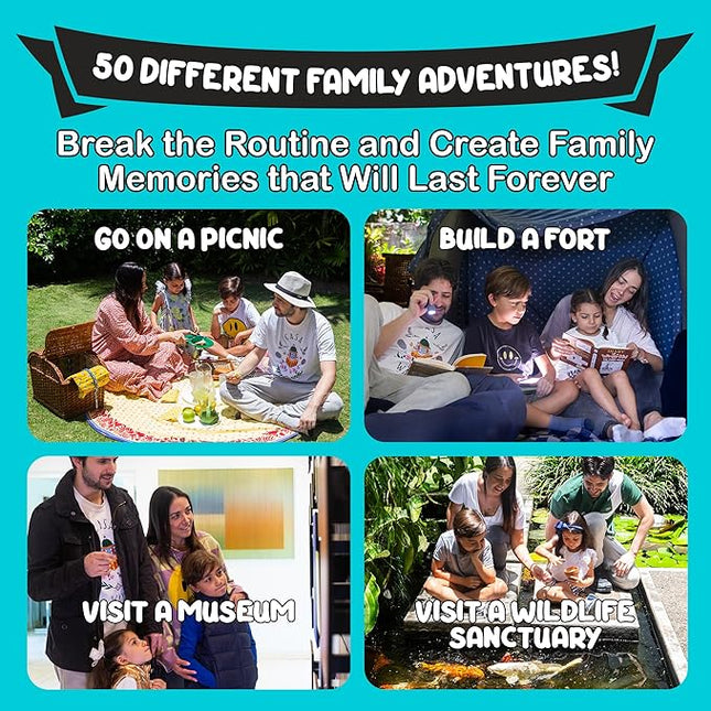 Top 50 Family Activities - 50 Fun Scratch Off Family Adventures and Family Games for Deep Bonding - Fun for Kids and Adults - Gifts for Family - Perfect for Family Fun Time & Family Night