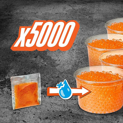 Nerf Pro Gelfire Twist Shot Blaster, 150 FPS, 5,000 Gelfire Rounds, T-Pull Priming, Integrated 80 Round Hopper, Eyewear, Ages 14+