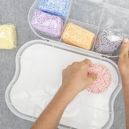 Educational Insights Playfoam Go! - Sensory Toys & Squishy Fidget Toys for Kids, Squishy Foam Blocks, Non Sticky Dough Travel Set, Sensory Bin Filler & Classroom Tools, Gifts for Ages 3+