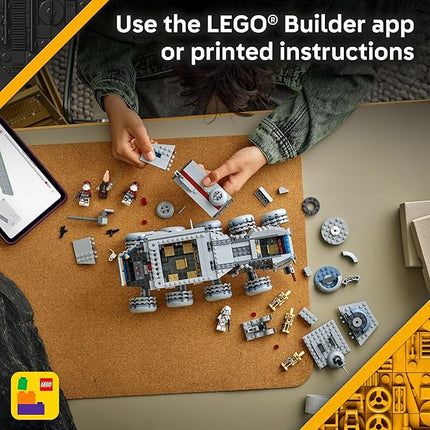 LEGO Star Wars: The Clone Wars Republic Juggernaut Building Toy for Kids - Pretend Play Set W 8/ Toy Figures - Collectible Model Kit for Boys & Girls, Ages 9+ - Gift Idea for Birthdays - 75413