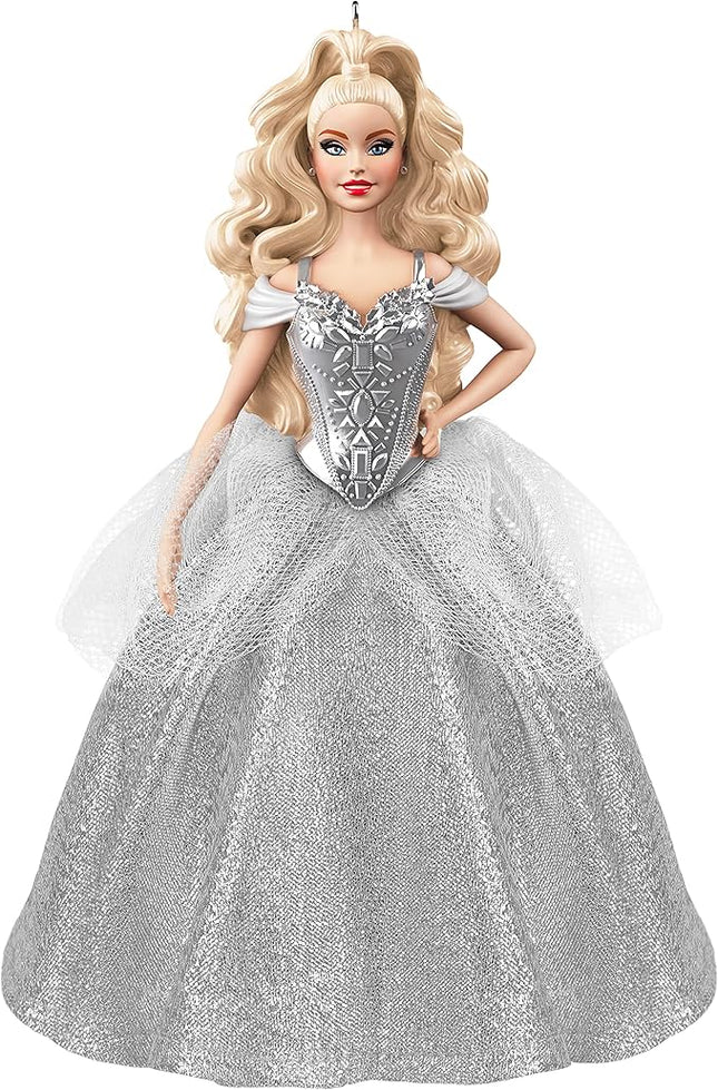 Hallmark Keepsake Christmas Ornament 2021, Holiday Barbie Doll