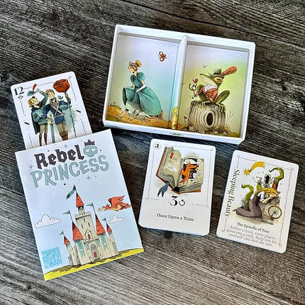 Rebel Princess Standard Edition, Ultimate Blend of Theme and Strategy, Fast-Paced Addictive Card Game, Perfect for Game Nights - 3+ Players Ages 15+ 45 Minutes, from The Creators of Cat in The Box