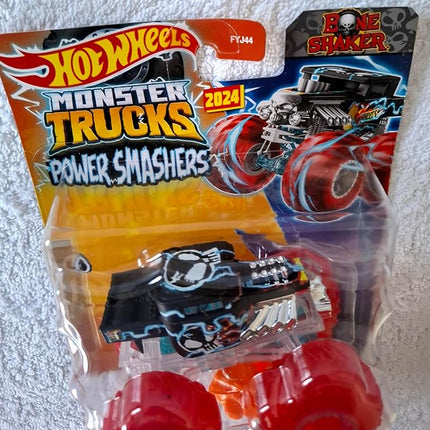 Hot Wheels Monster Trucks New for 2024 1:64 Scale (Bone Shaker Power Smashers 4/7)