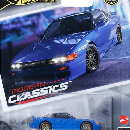 Hot Wheels Premium Car Culture Collectible Toy Car, 1:64 Scale Die-Cast Nissan SilEighty, Modern Classics Vehicle with Real Riders Tires