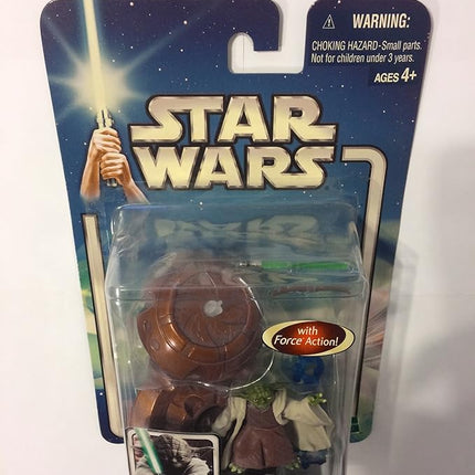 Star Wars, 2002 Saga Collection, Yoda Jedi Action Figure #23, 3.75 Inches