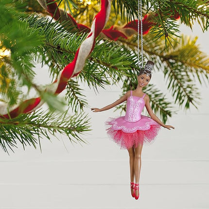 Hallmark Keepsake Plastic, Christmas Ornament 2021, Barbie Beautiful Ballerina