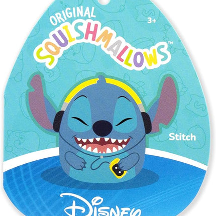 Squishmallows Original 14in Disney Stitch with Headphones Plush (Large)