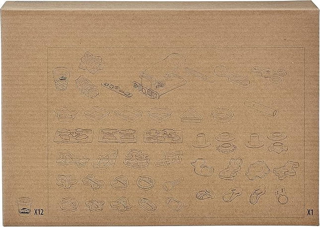 Play-Doh Ultimate Fun Factory, Great First Play-Doh Set Multipack Set for Kids, 47 Tools, 12 Non-Toxic Colors, Back to School Gifts & Classroom Supplies, Ages 3+ (Amazon Exclusive)