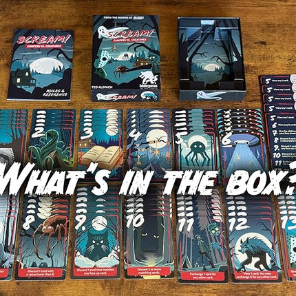Scream! Card Game – Spooky, Silly Fun for Game Night | Easy to Learn | Plays in Under 30 Minutes | 3-5 Players | Great for Teens, Adults & Families | from Creators of One Night Ultimate Werewolf
