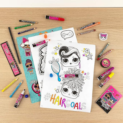 Undercover LOLO2255 LOL Surprise Painting and Writing Tower, 35 Pieces, Multicoloured