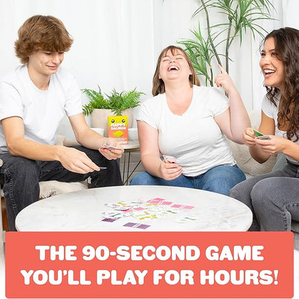 Exploding Kittens Happy Salmon 3-8 Players - Ages 6+ - 90 Second Rounds - Easy to Learn Quick Matching Card Game - Party Game, Family Game Night, Kid and Adult Card Game