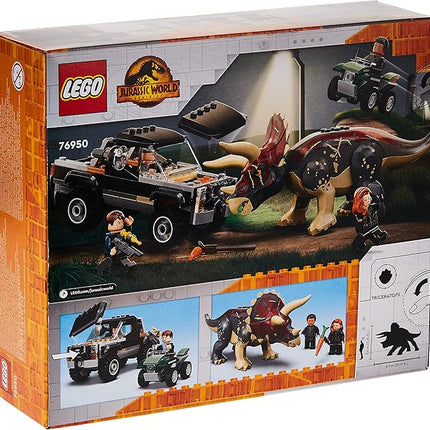 LEGO Jurassic World 76950 Triceratops Truck Attack