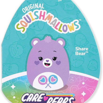 Squishmallows Original Care Bears 12in Share Bear – Official Jazwares Plush (Medium-Sized)