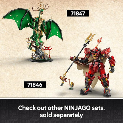 LEGO NINJAGO The Guardian Dragon - Model Building Kit from Legends Monstrosity Series - Room Decor for Teens - Includes Master Wu Minifigure - Gift for Teenage Boys, Girls, and Fans, Ages 14+ - 71847