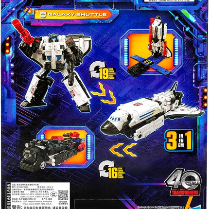 Transformers Legacy United Leader Class Galaxy Shuttle, 7.5-inch Converting Action Figure, for Boys and Girls Ages 8+