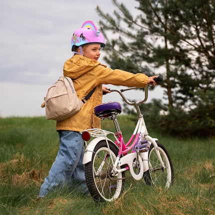 Barbie Helmet for Kids, Boys and Girls, Ideal Safety for Cycling, Skateboarding, Scooters, Adjustable Fit, Safety Helmet for Kids, Bike Helmet for Kids, Ages 5+