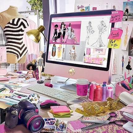 Ravensburger Barbie Jigsaw Puzzles for Kids and Adults Age 12 Years Up - 1000 Pieces - Fashion Icon