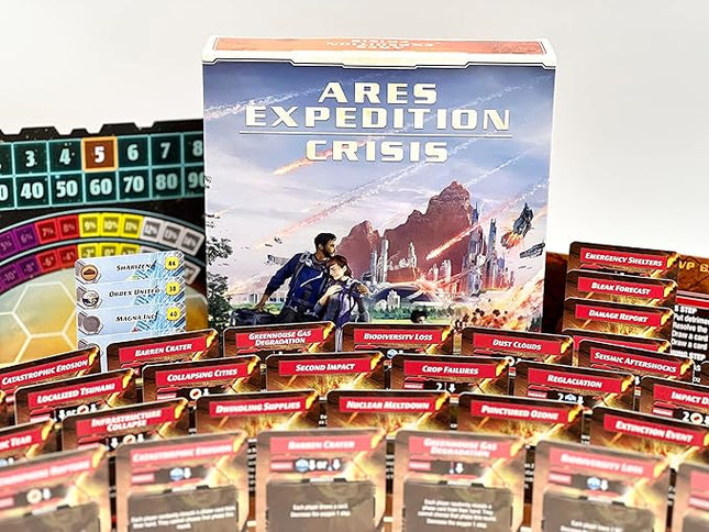 Stronghold Games Terraforming Mars Ares Expedition: Crisis - Cooperative Board Game Expansion - 2 to 4 Players, Ages 14+