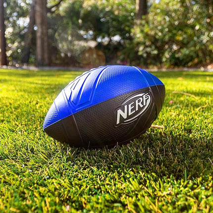 Nerf Pro Grip Football, Blue, Classic Foam Ball, Easy to Catch & Throw, Sports Toys, Christmas Gifts or Stocking Stuffers for Kids