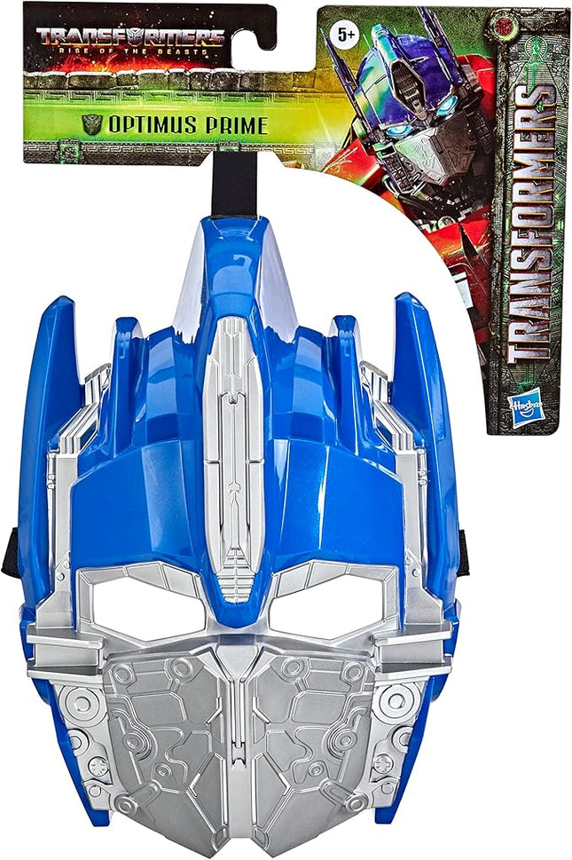 Transformers Toys Rise of the Beasts Movie Optimus Prime Roleplay Costume Mask for Ages 5 and Up, 10-inch