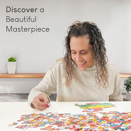 No Image Puzzle 1000 Irregular Pieces Extreme Difficult Jigsaw Challenge Adults Hardest Puzzle No Guide Ultimate Brain Teaser Hard Level Enchanted Forest Mystery Unique Gift