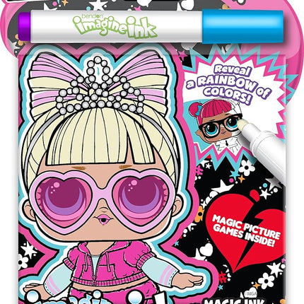 Bendon L.O.L. Surprise Imagine Ink Magic Ink Picture, Game & Activity Book 42755,Multicolor