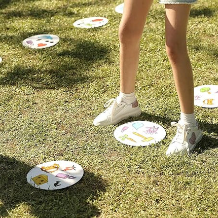 Spot It! Giant Card Game - Oversized Matching with 4 Exclusive Mini-Games, Fast-Paced Family Game for Kids & Adults, Ages 6+, 2-12 Players, 15 Minute Playtime, Made by Zygomatic