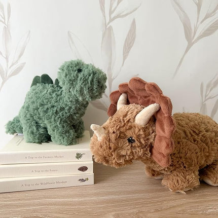 MON AMI Cuddles The Baby Dino Stuffed Animal – 10”, Soft & Cuddly Dinosaur Plush, Use as Toy or Nursery Room Décor for Kids of All Ages
