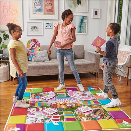 Spin Master Games, Candy Land Giant Edition, Preschool Game for Indoor & Outdoor Fun with Big Oversized Board, for Family and Kids, 2-4 Players, Ages 4 & Up