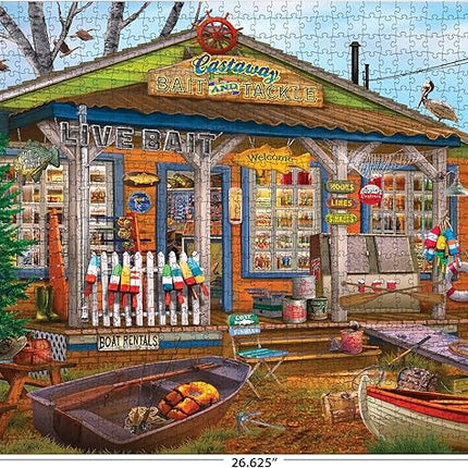 RoseArt - Chris Bigelow - Castaway Bait and Tackle - 1000 Piece Jigsaw Puzzle for Adults