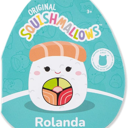Squishmallows Original 12in Rolanda The Salmon Sushi – Official Jazwares Plush (Medium-Sized)