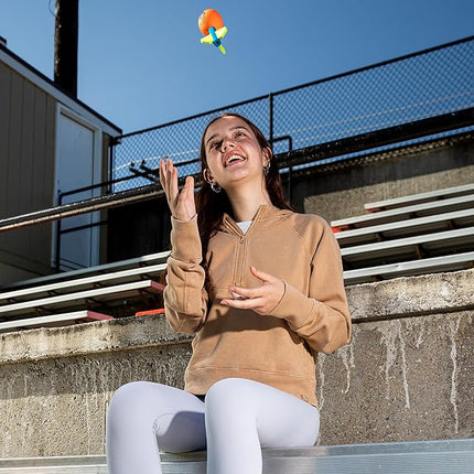 NERF Vortex Mini Aero Howler Foam Football - NERF Soft Mini Vortex Football for Long-Distance Throws - Perfect for Pool + Beach Ball - Kids Aero Howler Whistle Foam Ball