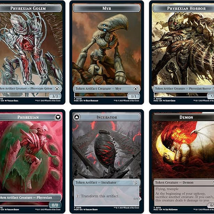 Magic The Gathering March of the Machine Commander Deck - Growing Threat (100-Card Deck, 10 Planechase cards, Collector Booster Sample Pack + Accessories)