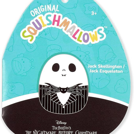 Squishmallows Original 3.5in Disney Jack Skellington and Sally Clip 2-Pack – Official Jazwares Plush