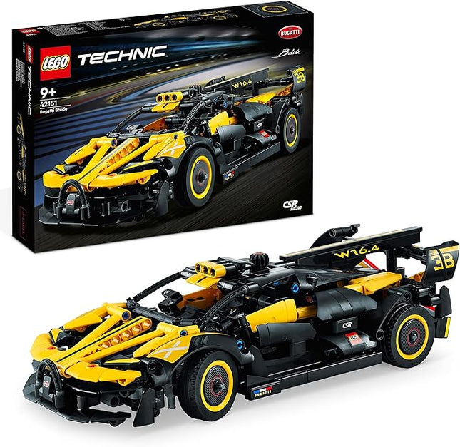LEGO 42151 Technic Bugatti Car Toy Car Racing Model Car Collectible Iconic Vehicles from 9 Years Old