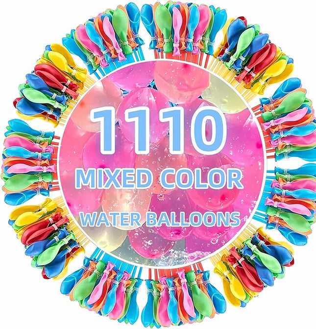 Summer Water Toys Magical Quick Fill Water Balloons for Pools and Water Companions 1110 Balloons (FD)